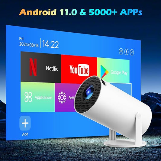 AuraVisionPro: Beyond the Screen 4K Smart Projector™